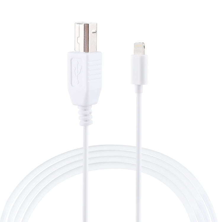 1m 8 Pin to Type-B Male Piano / Electronic Piano Cable MIDI Cable Adapter(White)