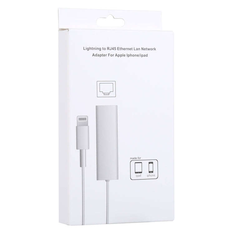 QTS-LAN8152B 1m 8 Pin to RJ45 Ethernet LAN Network Adapter Cable(White)