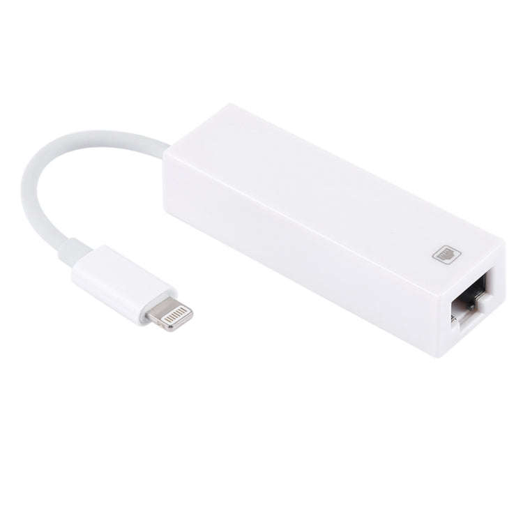 NK107A1 8 Pin to RJ45 Ethernet LAN Network Adapter Cable for iPhone / iPad Series, Total Length: ...