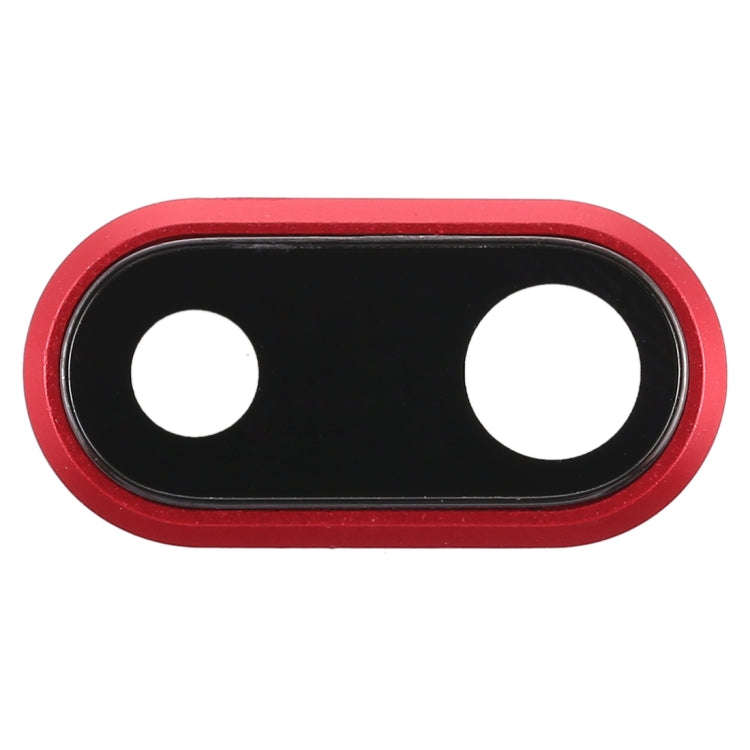 Back Camera Bezel with Lens Cover for iPhone 8 Plus (Red)