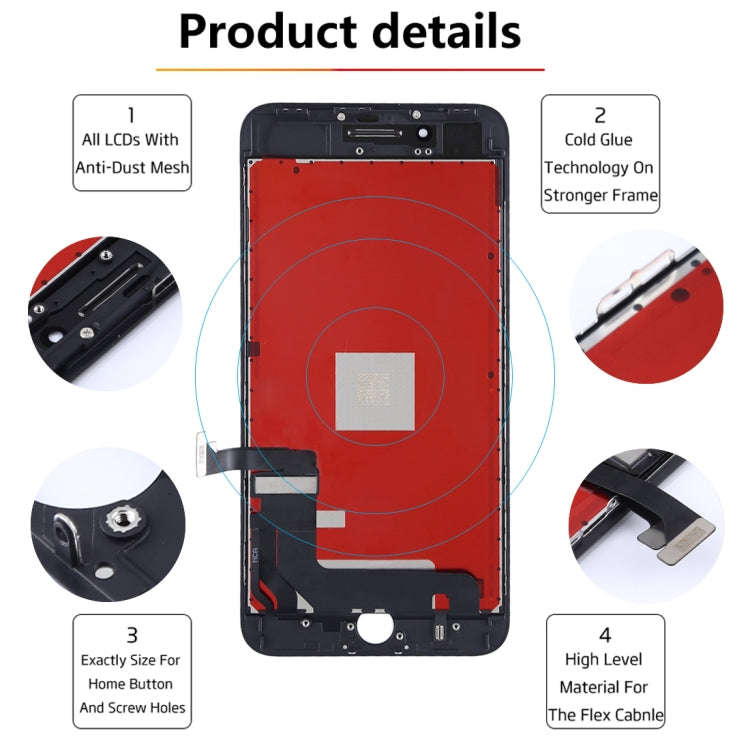 For iPhone 8 Plus Original LCD Screen (Black)