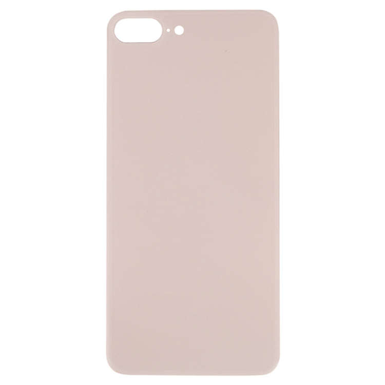 Easy Replacement Big Camera Hole Glass Back Battery Cover with Adhesive for iPhone 8 Plus(Gold)
