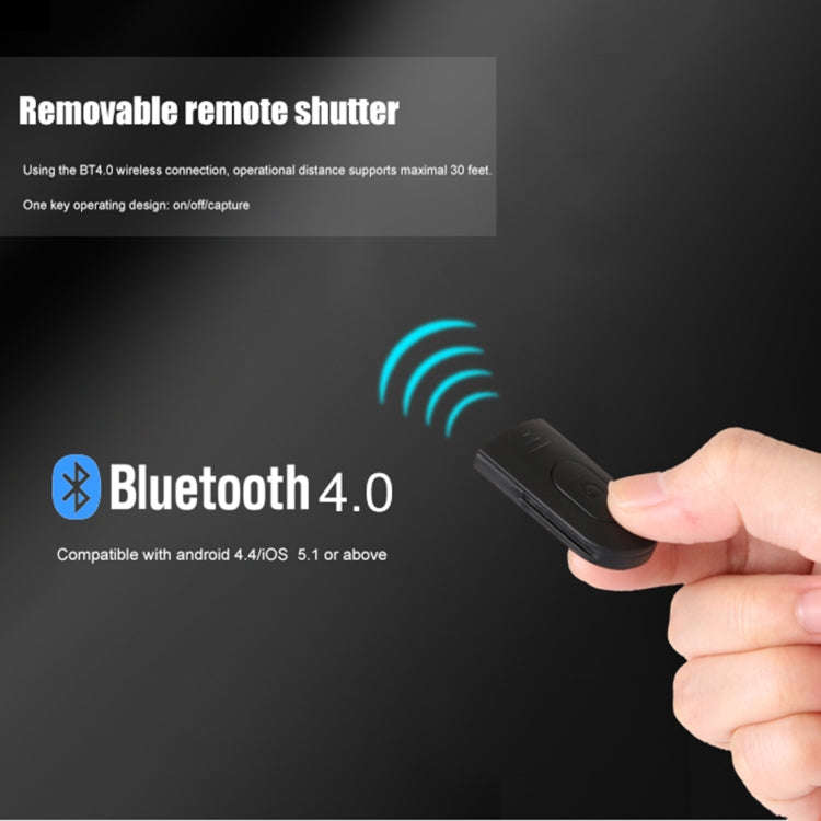 2 in 1 Foldable Bluetooth Shutter Remote Selfie Stick Tripod for iPhone and Android Phones(Red)