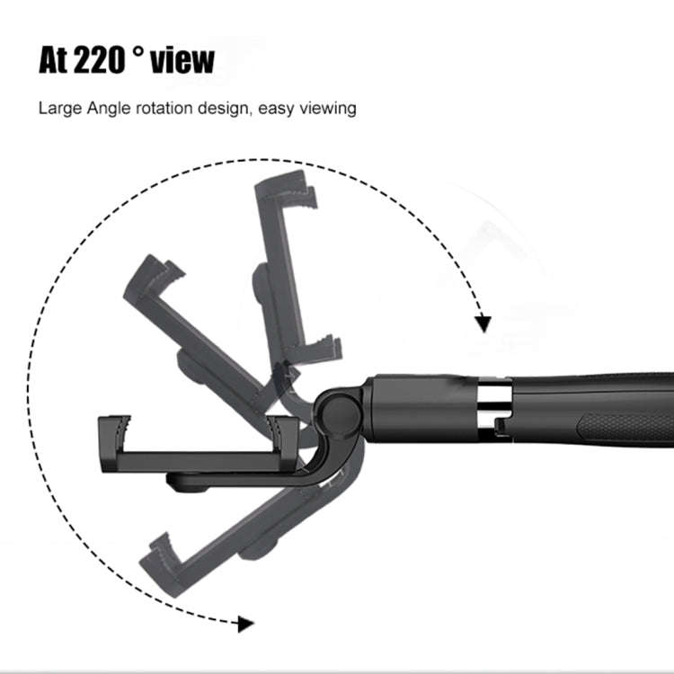 2 in 1 Foldable Bluetooth Shutter Remote Selfie Stick Tripod for iPhone and Android Phones(Red)