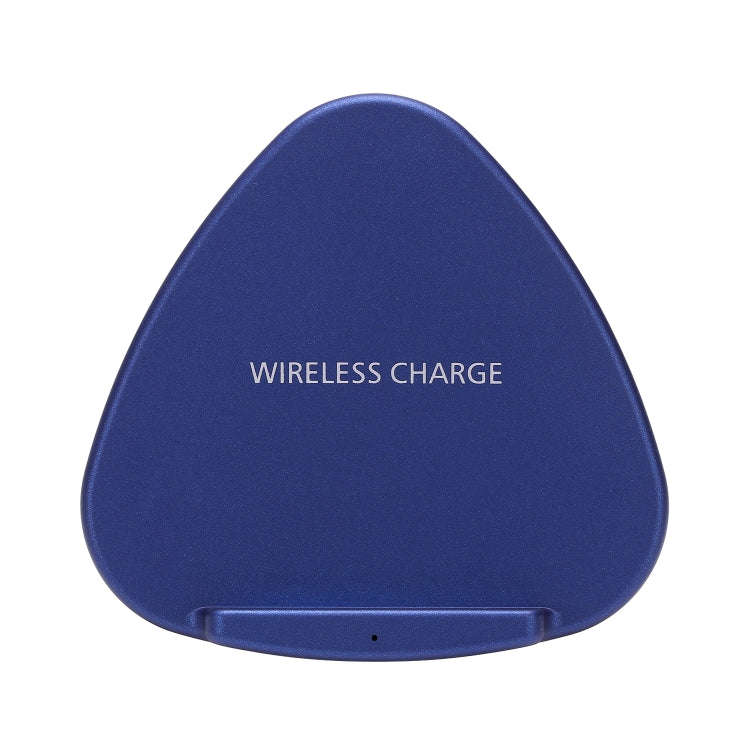 QK11 10W ABS + PC Fast Charging Qi Wireless Charger Pad(Blue)