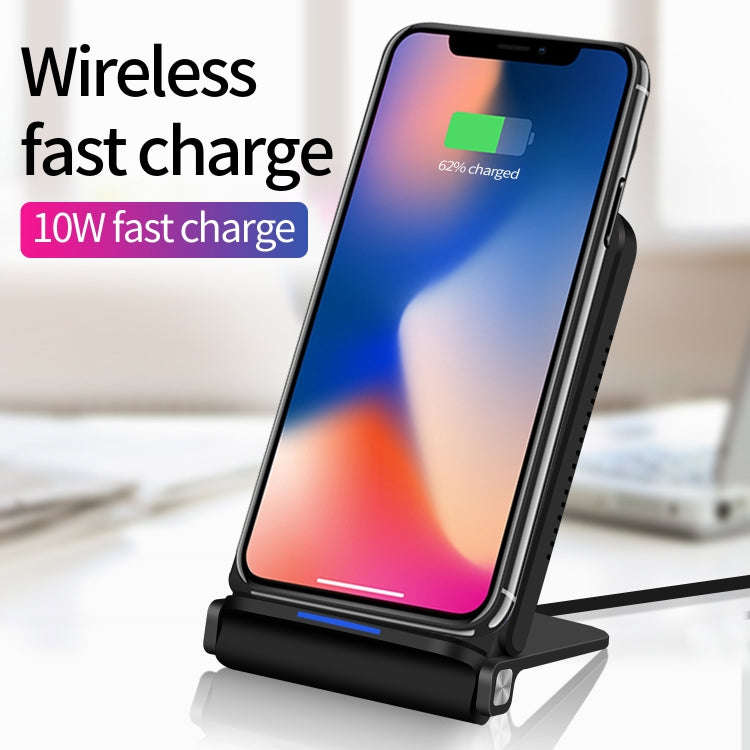 Q200 5W ABS + PC Fast Charging Qi Wireless Fold Charger Pad(Silver)