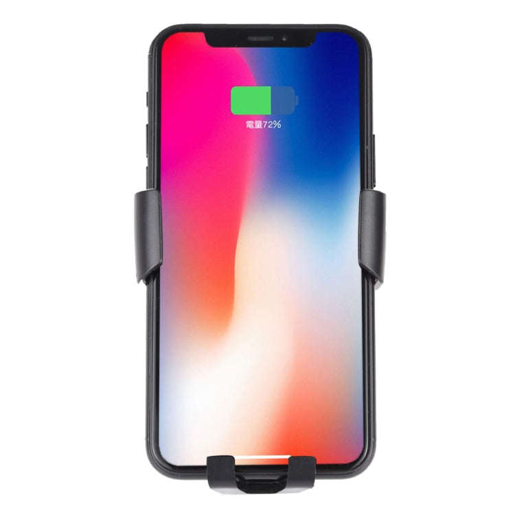 K81 10W QI Universal Rotating Gravity Induction Car Wireless Charging Mobile Phone Holder with Su...