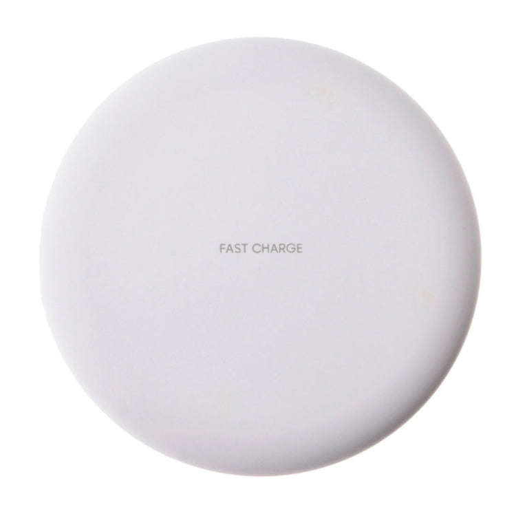 TOVYS-KC-N5 9V 1A Output Frosted Round Wire Qi Standard Fast Charging Wireless Charger, Cable Len...
