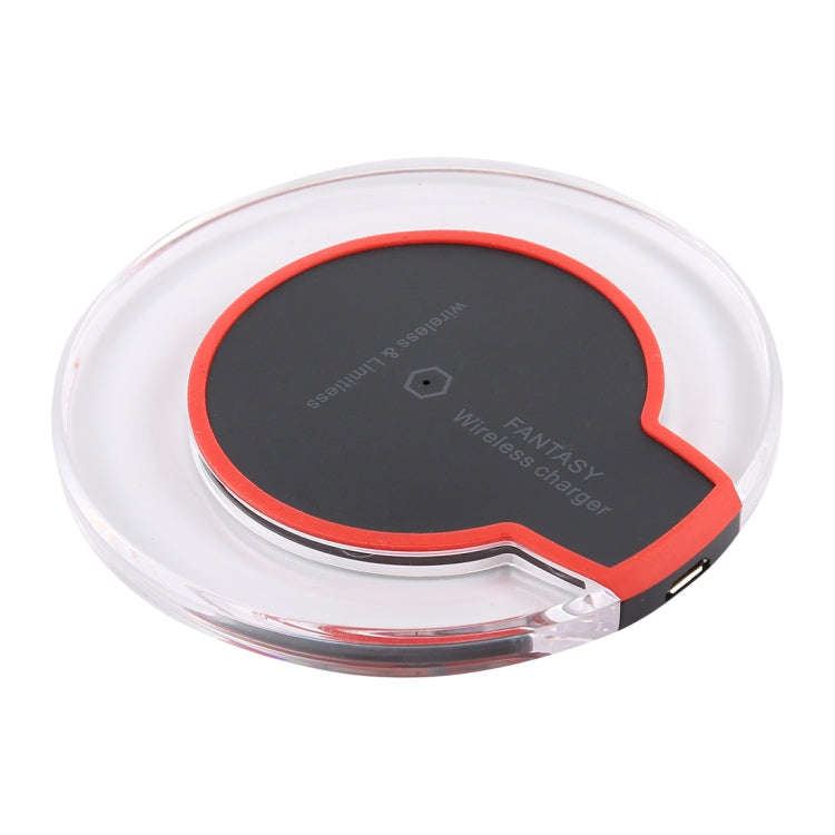 FANTASY 5V 1A Output Qi Standard Ultra-thin Wireless Charger with Charging Indicator, Support QI ...