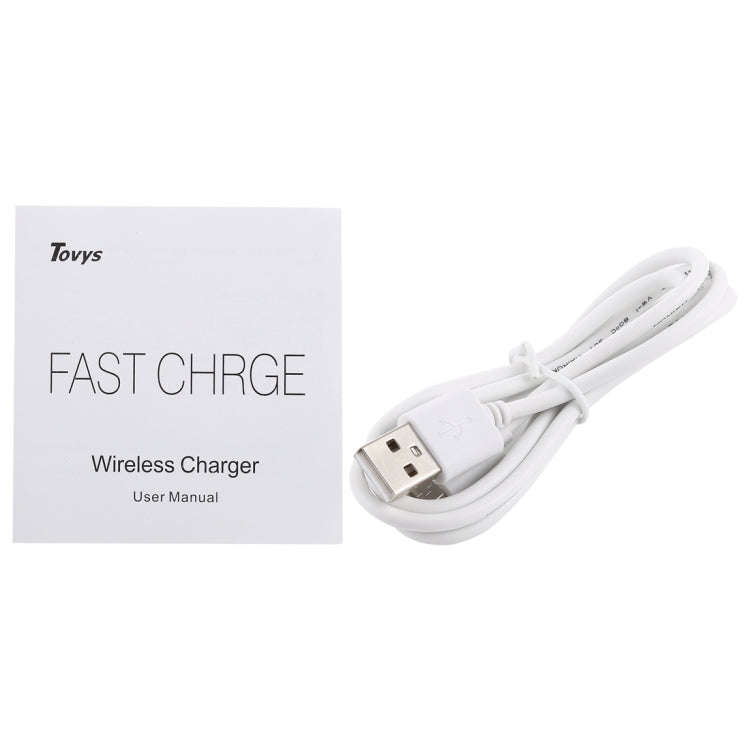 FANTASY 5V 1A Output Qi Standard Ultra-thin Wireless Charger with Charging Indicator, Support QI ...