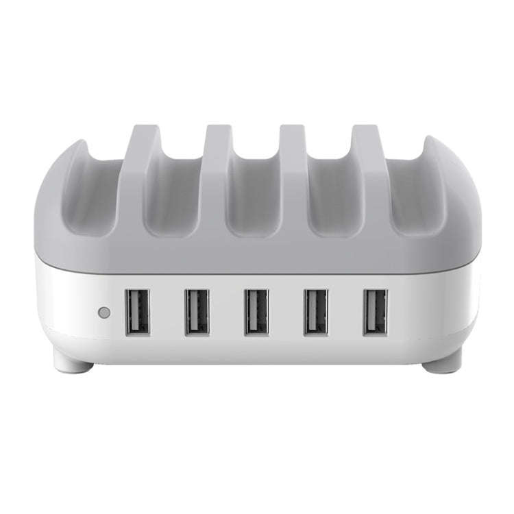 ORICO DUK-5P 40W 5 USB Ports Smart Charging Station with Phone & Tablet Stand(White)
