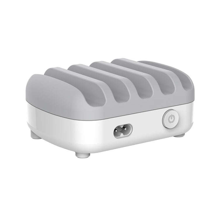 ORICO DUK-5P 40W 5 USB Ports Smart Charging Station with Phone & Tablet Stand(White)