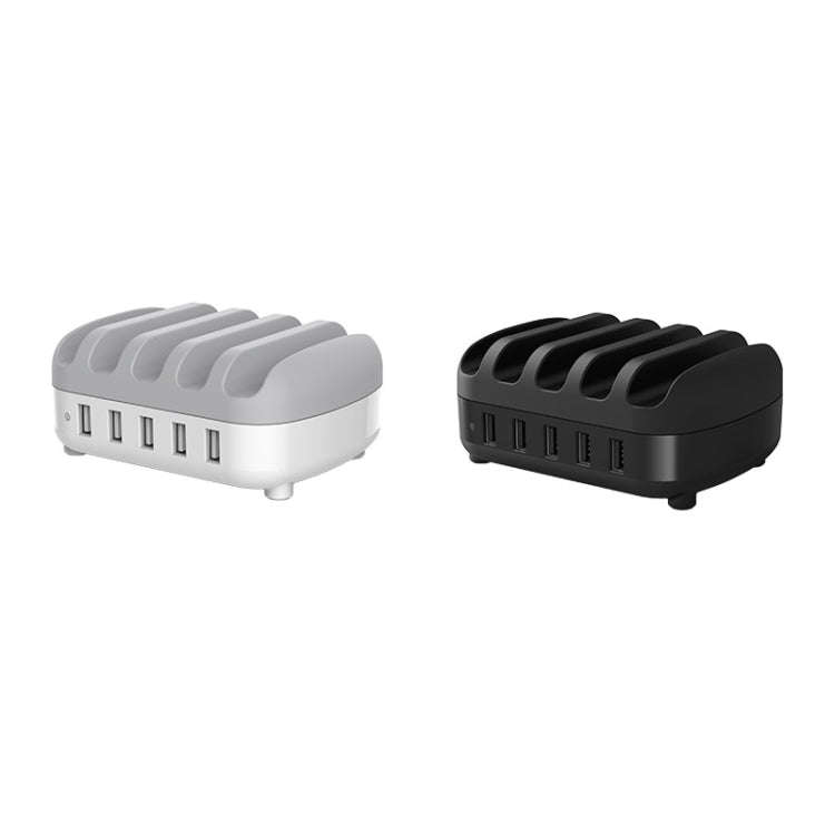 ORICO DUK-5P 40W 5 USB Ports Smart Charging Station with Phone & Tablet Stand(White)