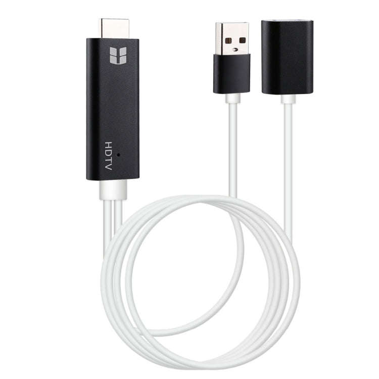 USB 3.0 Female HDMI HD 1080P Video Converter HDTV Cable(Black)