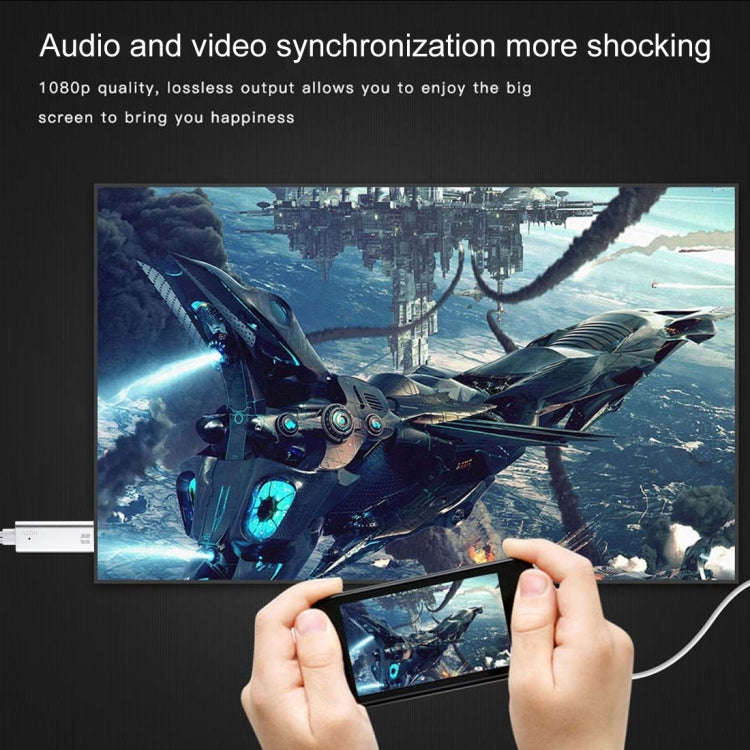 USB 3.0 Female HDMI HD 1080P Video Converter HDTV Cable(Silver)