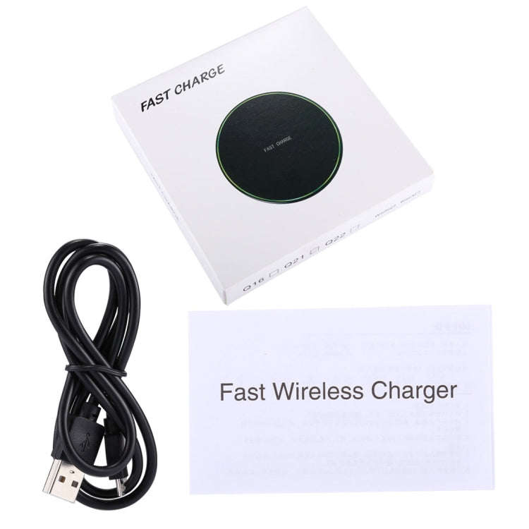 Q21 Fast Charging Wireless Charger Station with Indicator Light(Black)