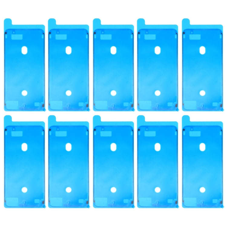 10 PCS LCD Frame Bezel Waterproof Adhesive Stickersfor iPhone 8 Plus (White)