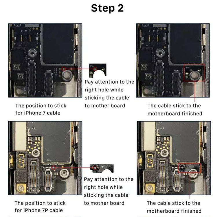 New Design Home Button (2 nd ) with Flex Cable for iPhone 8 Plus / 7 Plus / 8 / 7(Black)