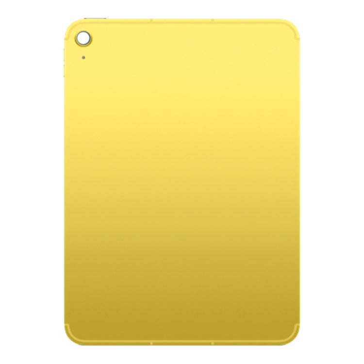 For iPad 10th Gen 10.9 2022 4G Version Battery Back Cover (Yellow)