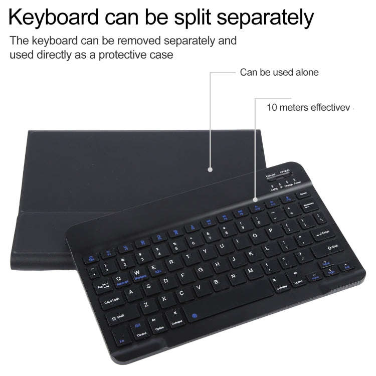 For iPad Pro 9.7 / 9.7 inch 2017 / 9.7 2018 / Air / Air 2 IP071 Separable ABS Smart Bluetooth Key...