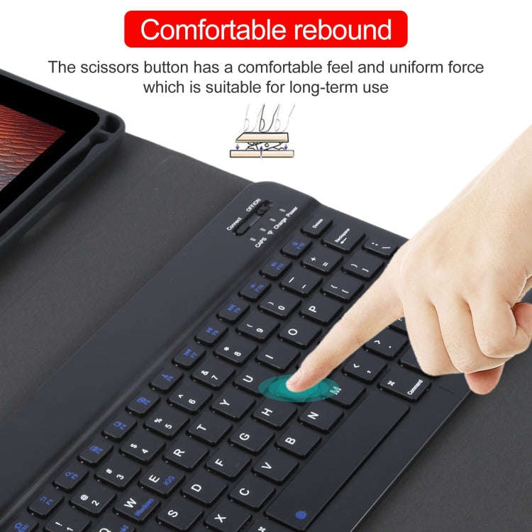 For iPad Pro 9.7 / 9.7 inch 2017 / 9.7 2018 / Air / Air 2 IP071 Separable ABS Smart Bluetooth Key...