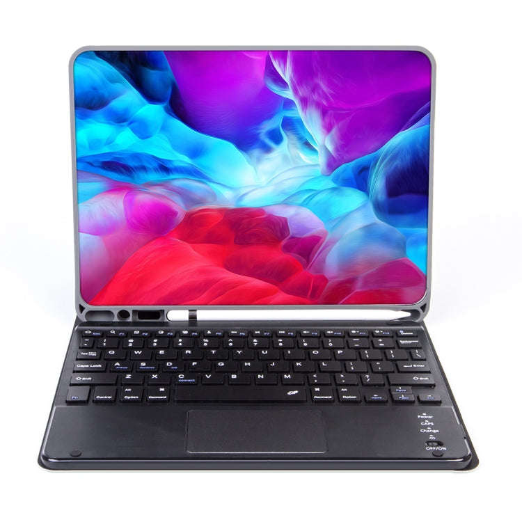 X-11BC Skin Plain Texture Detachable Bluetooth Keyboard Tablet Case for iPad Pro 11 inch 2020 / 2...