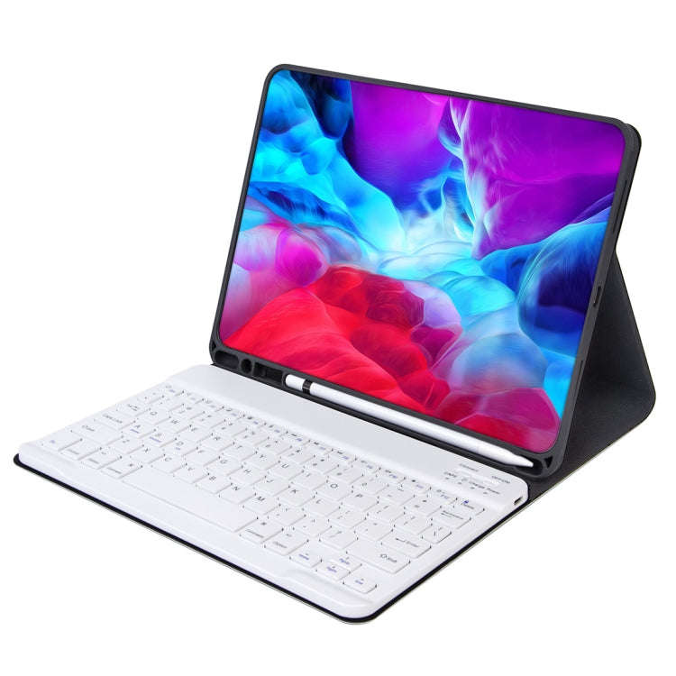X-11B Skin Plain Texture Detachable Bluetooth Keyboard Tablet Case for iPad Pro 11 inch 2020 / 20...