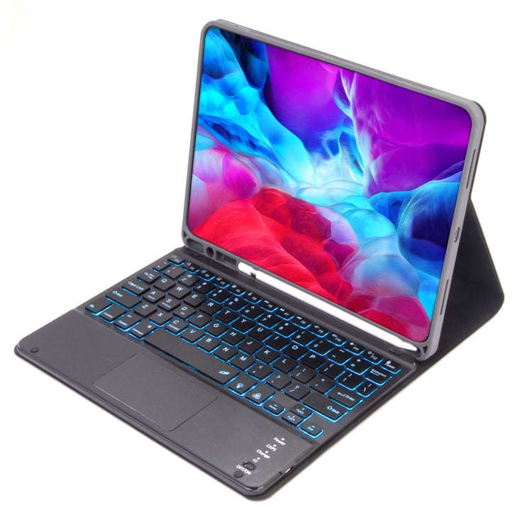 X-11BCS Skin Plain Texture Detachable Bluetooth Keyboard Tablet Case for iPad Pro 11 inch 2020 / ...