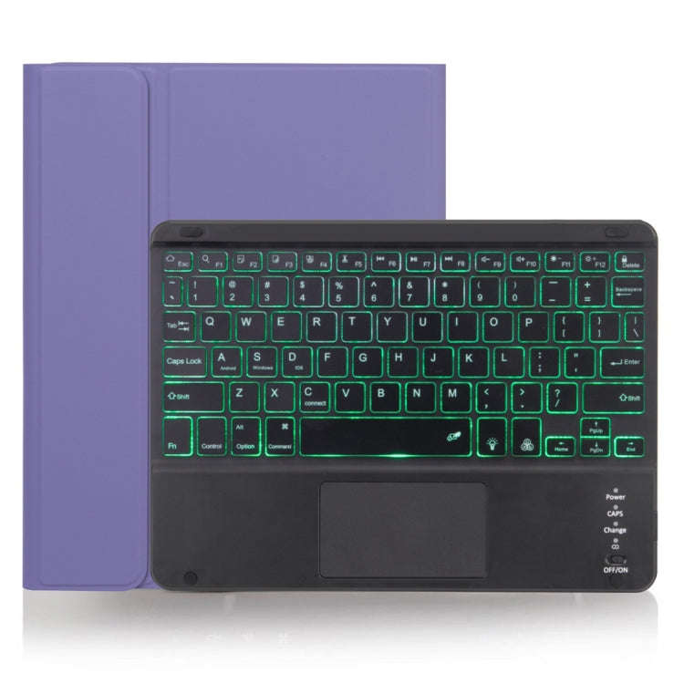 X-11BCS Skin Plain Texture Detachable Bluetooth Keyboard Tablet Case for iPad Pro 11 inch 2020 / ...