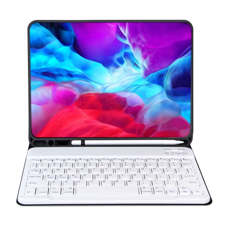X-11BS Skin Plain Texture Detachable Bluetooth Keyboard Tablet Case for iPad Pro 11 inch 2020 / 2...