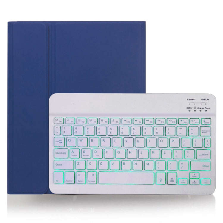 X-11BS Skin Plain Texture Detachable Bluetooth Keyboard Tablet Case for iPad Pro 11 inch 2020 / 2...