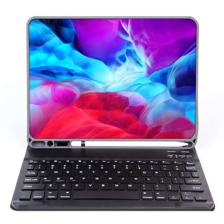 X-11BS Skin Plain Texture Detachable Bluetooth Keyboard Tablet Case for iPad Pro 11 inch 2020 / 2...