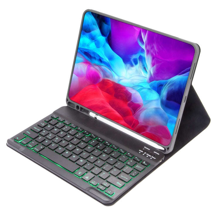 X-11BS Skin Plain Texture Detachable Bluetooth Keyboard Tablet Case for iPad Pro 11 inch 2020 / 2...
