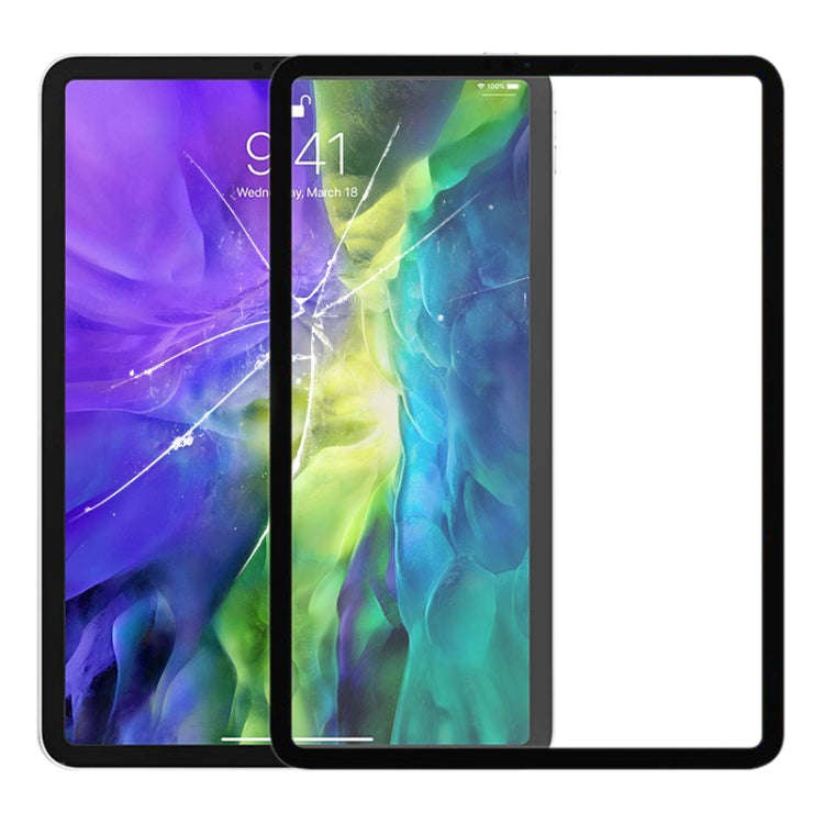 Front Screen Outer Glass Lens for iPad Pro 11 inch (2020) (Black)