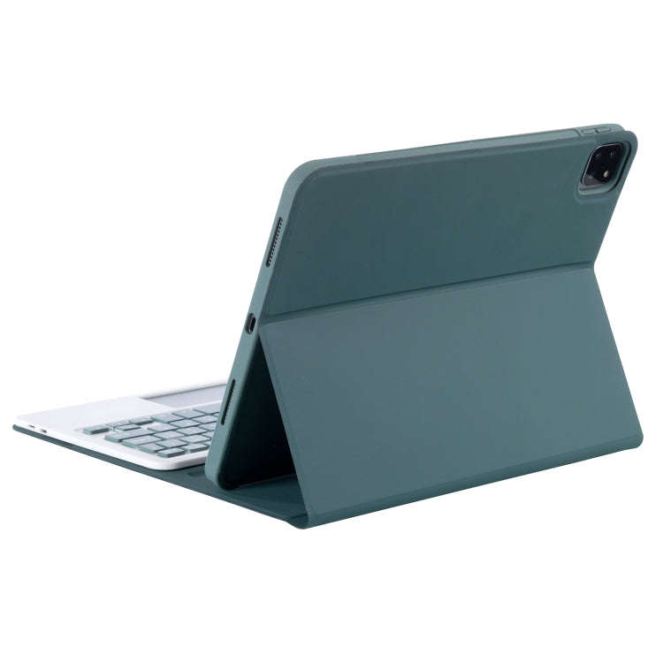 YT11B-A Detachable Candy Color Bluetooth Keyboard Leather Tablet Case with Touch Pad & Pen Slot &...
