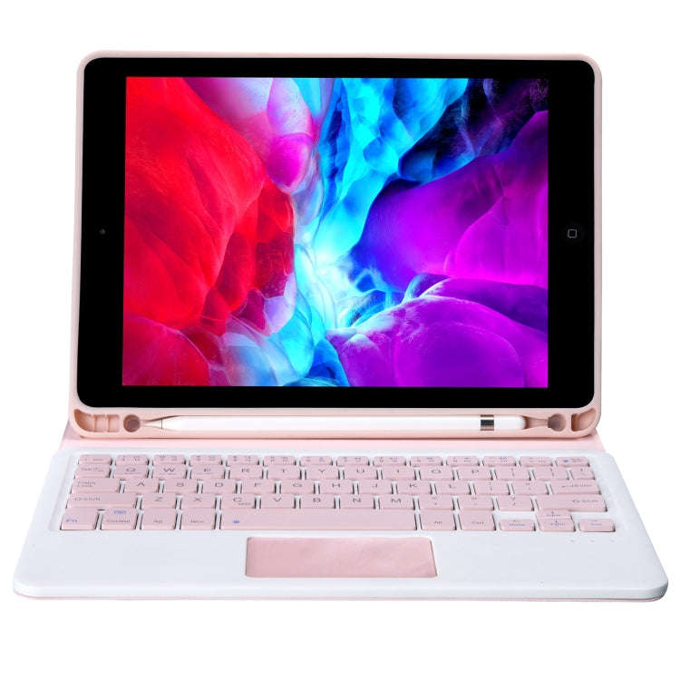 YT11B-A Detachable Candy Color Bluetooth Keyboard Leather Tablet Case with Touch Pad & Pen Slot &...