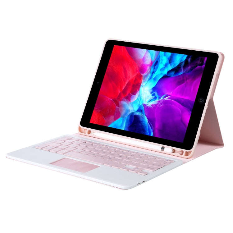 YT11B-A Detachable Candy Color Bluetooth Keyboard Leather Tablet Case with Touch Pad & Pen Slot &...