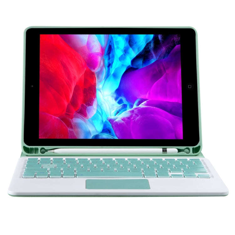 YT11B-A Detachable Candy Color Bluetooth Keyboard Leather Tablet Case with Touch Pad & Pen Slot &...