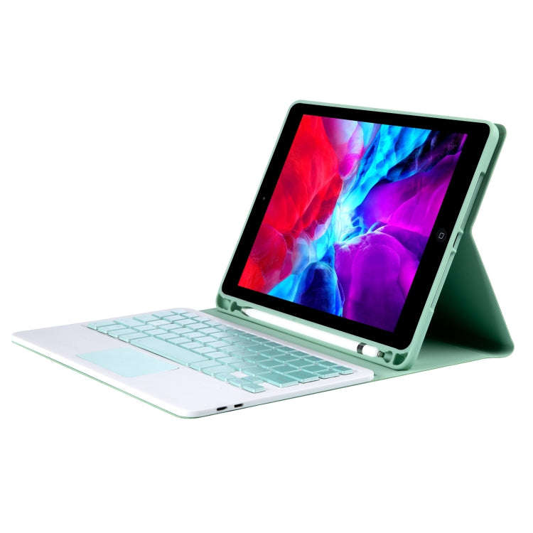 YT11B-A Detachable Candy Color Bluetooth Keyboard Leather Tablet Case with Touch Pad & Pen Slot &...