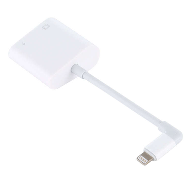 NK-1035 Ethernet Port + 8 Pin Female to 8 Pin Elbow Male Function Adapter(White)