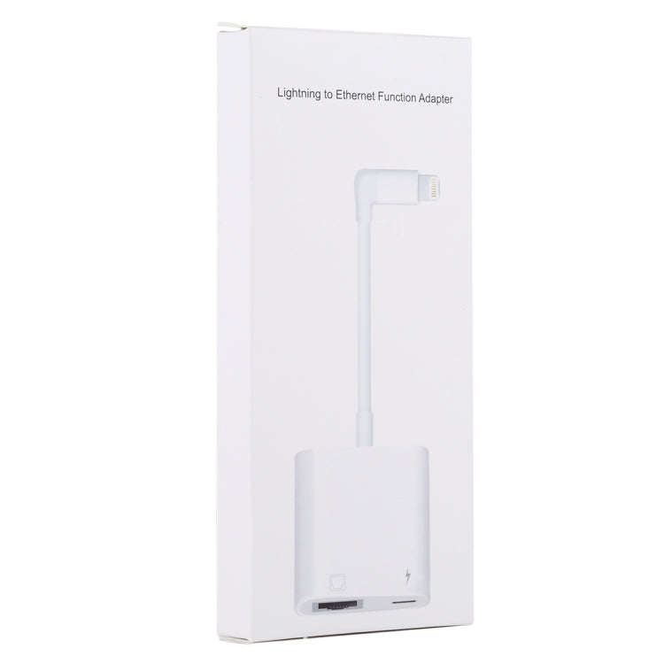 NK-1035 Ethernet Port + 8 Pin Female to 8 Pin Elbow Male Function Adapter(White)