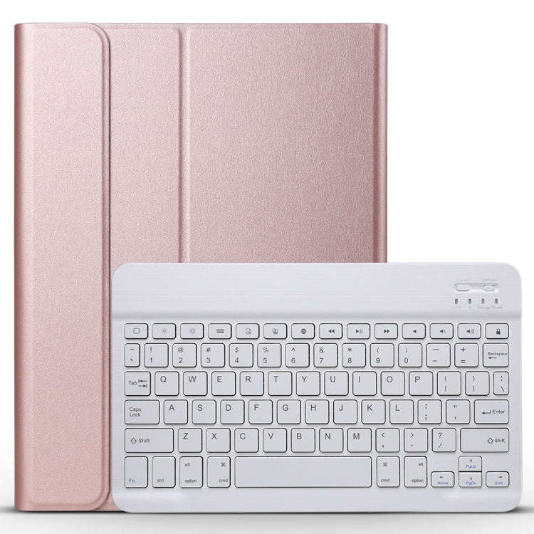 A11 Bluetooth 3.0 Ultra-thin ABS Detachable Bluetooth Keyboard Leather Tablet Case with Holder fo...