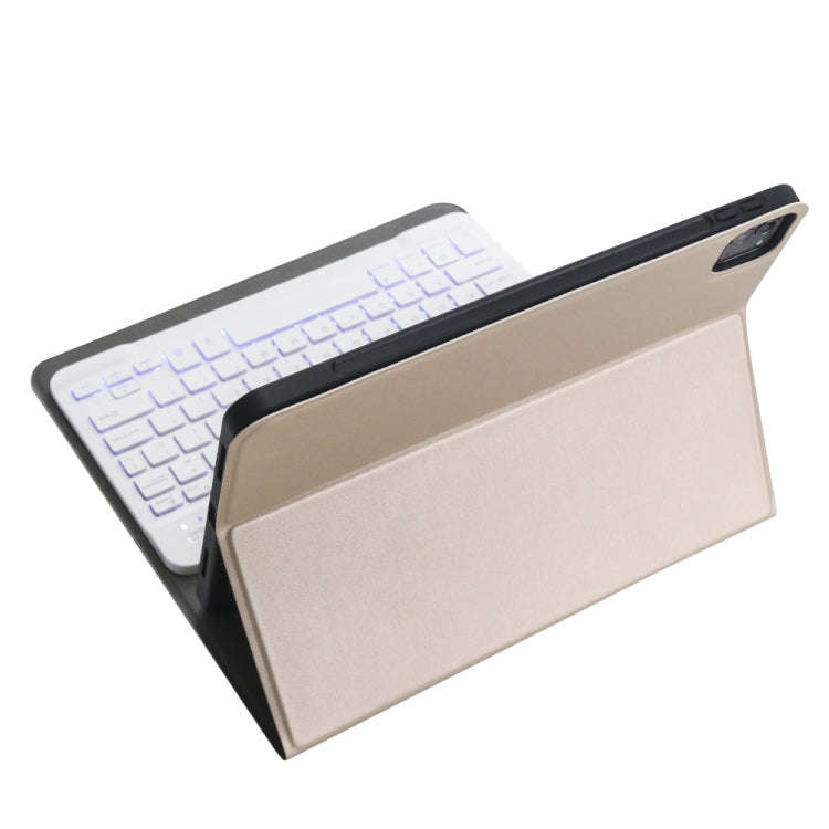 A11BS Ultra-thin ABS Detachable Bluetooth Keyboard Tablet Case with Backlight & Pen Slot & Holder...