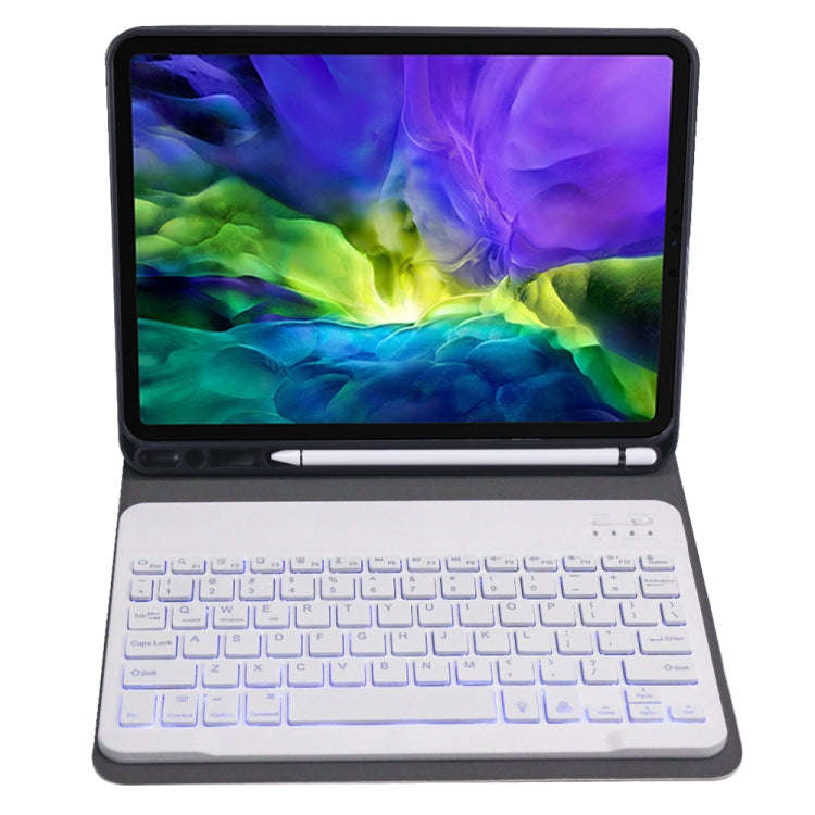 A11BS Ultra-thin ABS Detachable Bluetooth Keyboard Tablet Case with Backlight & Pen Slot & Holder...
