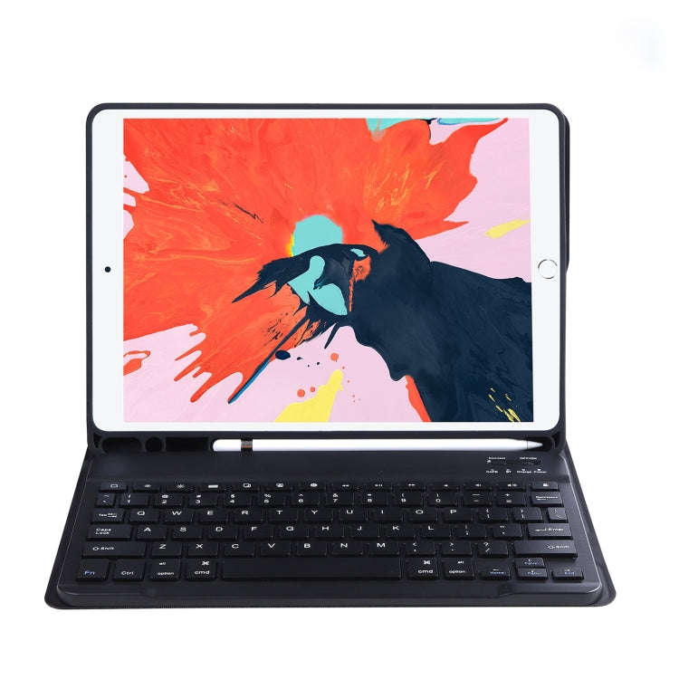 C-11B Detachable Candy Color Bluetooth Keyboard Leather Tablet Case with Pen Slot & Holder for iP...