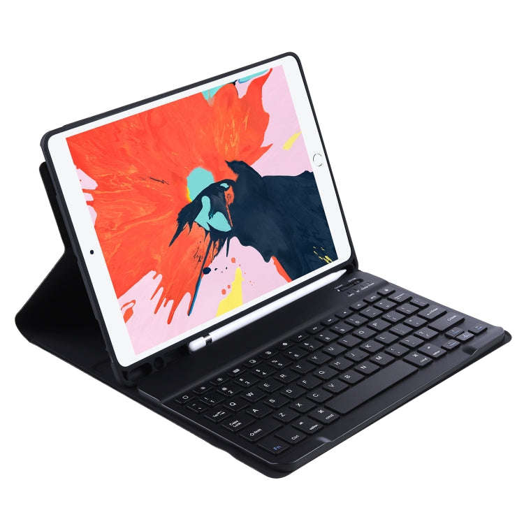 C-11B Detachable Candy Color Bluetooth Keyboard Leather Tablet Case with Pen Slot & Holder for iP...