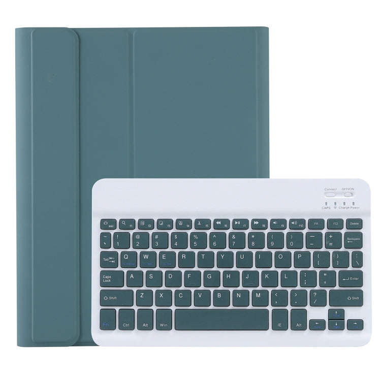 C-11B Detachable Candy Color Bluetooth Keyboard Leather Tablet Case with Pen Slot & Holder for iP...