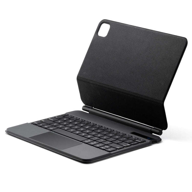 P109 Pro Ultra-thin Detachable Bluetooth Keyboard Leather Tablet Case with Touchpad & White Backl...