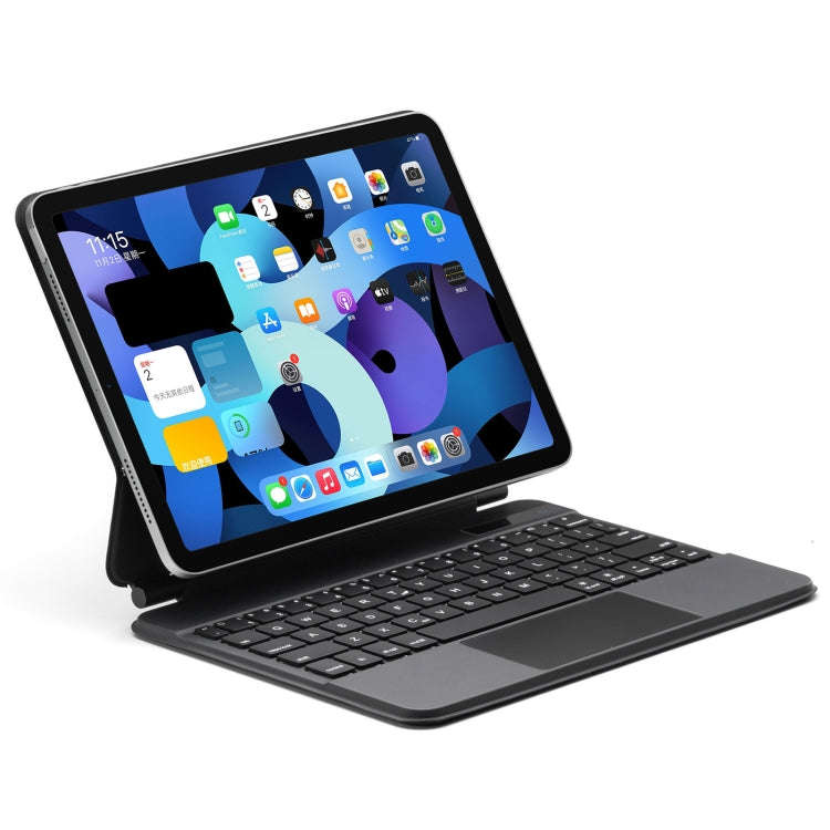 P109 Pro Ultra-thin Detachable Bluetooth Keyboard Leather Tablet Case with Touchpad & White Backl...
