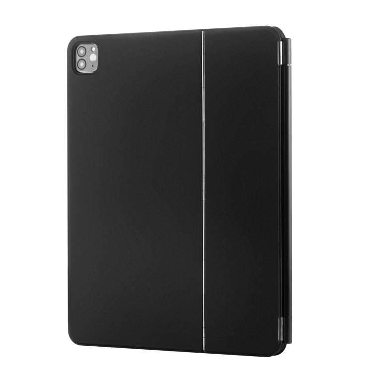 P129 Pro Ultra-thin Detachable Bluetooth Keyboard Leather Tablet Case with Touchpad & White Backl...